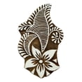 thumbnail image 2 of Textile Printing Block Handcarved Stamp Floral Border Stamps Decorative Blocks, 2 of 3