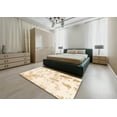 thumbnail image 5 of Ahgly Company Machine Washable Indoor Rectangle Abstract Bisque Beige Area Rugs, 2' x 4', 5 of 7