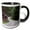 Black/White, variant on 3drose, South Dakota, Custer State Park, Needle Hwy - Us42 Cmi0311 - Cindy Miller Hopkins, 11oz Two-tone Yellow Mug