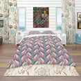 thumbnail image 2 of Designart 'Floral Abstract Pattern' Bohemian & Eclectic Duvet Cover Set, 2 of 4