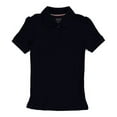 thumbnail image 2 of French Toast Girls School Uniform Short Sleeve Ruffle Pique Polo Shirt, 2 of 2