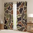 thumbnail image 2 of Castle Fairy Bear Black Out Curtains,Geometric Camouflage Curtains Pack of 2 (42x63 Each), 2 of 6