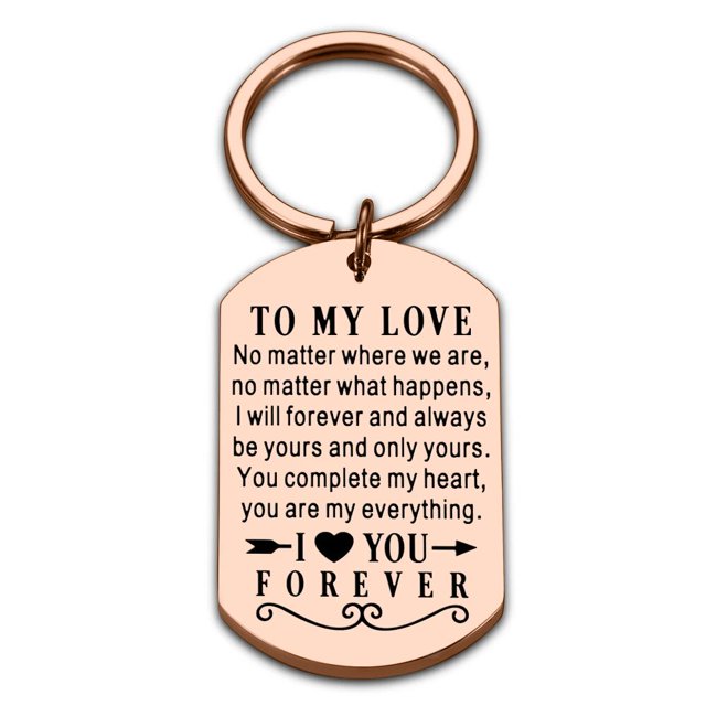 LLavero de cumpleaños y San Valentín para hombre, regalos para novio, marido, mi hombre, te amo, parejas, regalos de boda