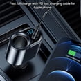 thumbnail image 2 of Chargeur de Voiture Réglable Double USB Chargeur Rapide PD 60W 4.0 3.0 USB Chargeur Rapide, 2 of 7