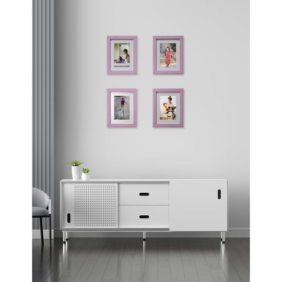SET DE 4 MARCOS ROSA PASTEL