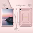 thumbnail image 4 of Fintie Case for iPad Mini 7 (A17 Pro) 2024 / iPad Mini 6 2021 - [Tuatara Magic Ring] 360 Degree Rotating Grip Shockproof Rugged Cover w/Built-in Screen Protector, 4 of 8