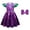 Dress+Gloves, variant on Girls Mal Costume Flying Sleeve Dress Halloween Party Cosplay Outfit