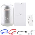 thumbnail image 1 of Ficarrico Safety TM Card Ibutton Gabinete Sauna Locker Room Lock Security (Loc de inducción de silicona plateada), 1 of 8