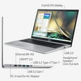thumbnail image 5 of Acer Aspire 5 Slim Laptop, 15.6" FHD IPS Micro-Edge Display, 11th Gen Core i3-1115G4, Teclado Inglés, Win 11 Acer 8GB RAM, 512GB SSD, 5 of 5