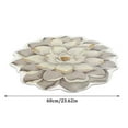 thumbnail image 2 of 3D Irregular Flower Ground Mat With A Diameter Of 60Cm Crystal Velvet - 1X Floor Mat, 2 of 5