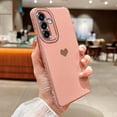thumbnail image 3 of for Samsung Galaxy A54 5g 6.6" Luxury Electroplated Cute Love Heart Pattern Phone Case for Women Full Camera Protection Soft Silicone Anti-Fingerprint Shockproof Cover Bumper (Pink), 3 of 11