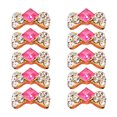 thumbnail image 2 of opvise 10Pcs 3D Glitters Rhinestone Alloy Bowknot DIY Decal Nail Art Tips Stickers, 2 of 8