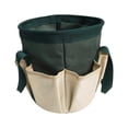 thumbnail image 4 of Bolsa de Herramientas de Jardín Suministros de Soporte Duradero Herramientas de Jardín Bolsa de Cubo Heavy Duty Oxford Asas de Tela Correa Almacenamie Verde, 4 of 8