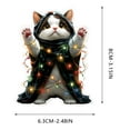 thumbnail image 3 of Wpawbk Halloween Acrylic Keychain Pendant, Cute Pumpkin Design for Car & Backpack, Durable Non-Fading Decoration, Festive & Daily Use Accessory Home Decoration, 3 of 6