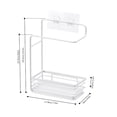 thumbnail image 2 of Dishwashing Sponge Rag Draining Storage Rack Kitchen Wall Mounted Multi Functional Draining Rack Kitchen Storage Rack, 2 of 7