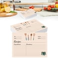 thumbnail image 1 of Recipe Card Stock 4x6 Inches 50 Sheets Blank Recipe Cards Blank Index CardsforRecipe Organization Cooking Kitchen Notes And Meal Tracking, 4x6 Inch Recipe Cards, Blank Cooking Index Cards, 1 of 9