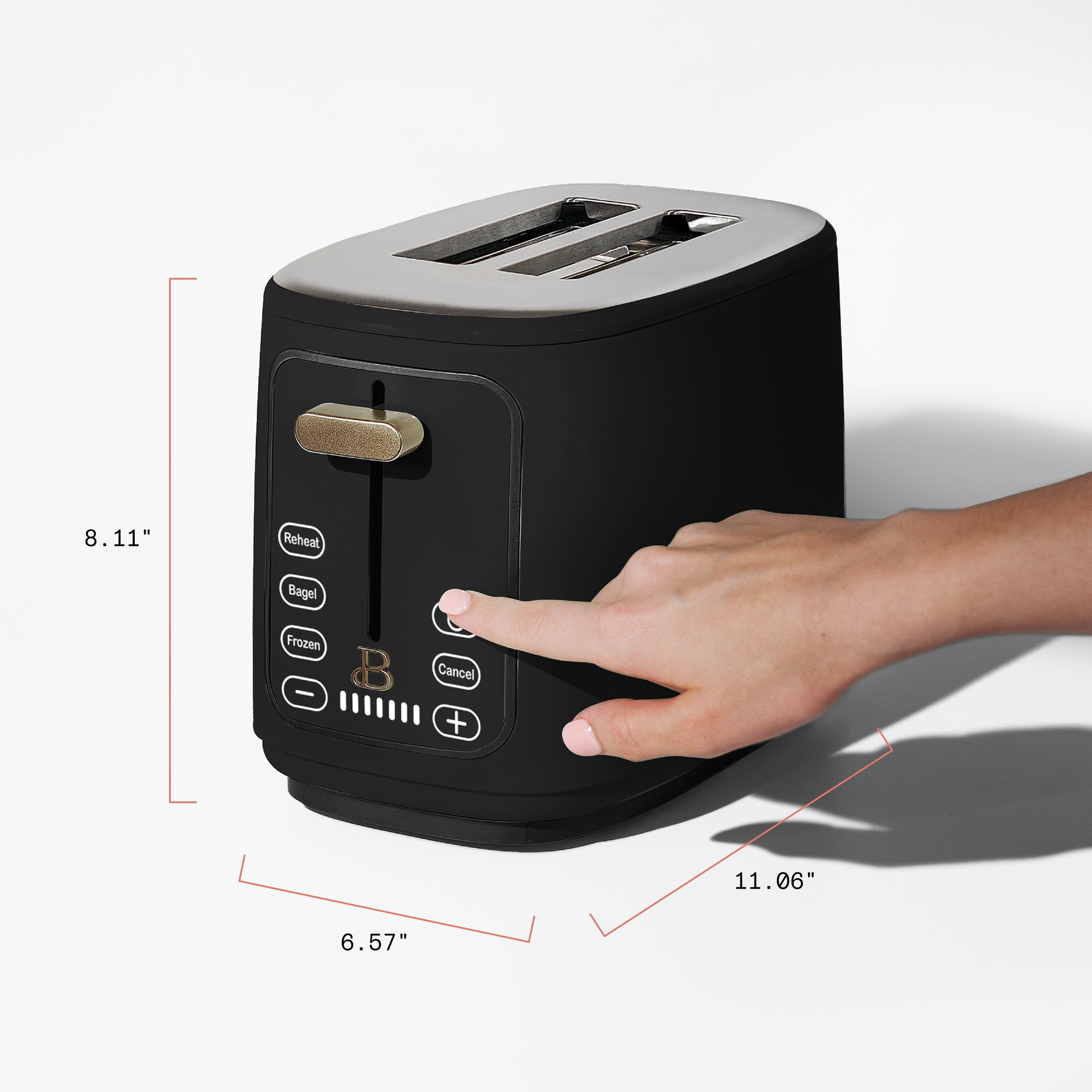 RARE! NIB! Beautiful 2 Slice Touchscreen Toaster, Lavender by Drew