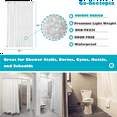 thumbnail image 2 of 2025 New! 2X Transparent Shower Curtain Lining, Pebble Pattern Plastic Bathroom, 2 of 7