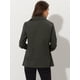 thumbnail image 4 of Chaqueta utilitaria ligera Allegra K con bolsillos con solapa y cordón en la cintura Gris Oscuro XL, 4 of 6