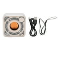 thumbnail image 2 of Altavoz Portátil, Altavoz para Exteriores de 5 W y 8 cm Con Luces y Cordón, Sonido Fuerte, Transparente, Graves Profundos, Altavoz de Vije Colorido Con, 2 of 7