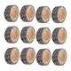 thumbnail image 1 of 12 candelabros de madera, compatibles con fiestas de bodas y mesas., 1 of 5