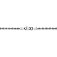 thumbnail image 4 of 10k White Gold 2.25mm D/C Quadruple Rope Chain (Weight: 6.75 Grams, Length: 20 Inches), 4 of 4