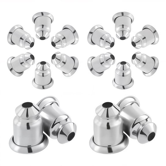 1 Box 8pairs Locking Earring Backs for Studs Secure Ear Nuts Replacements Backings Safely for Pierced Earrings PlatinumDIY
