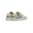 thumbnail image 2 of Tenis Veja para mujer color plateado con logo blanco, agujetas blancas y suela de goma, 2 of 4