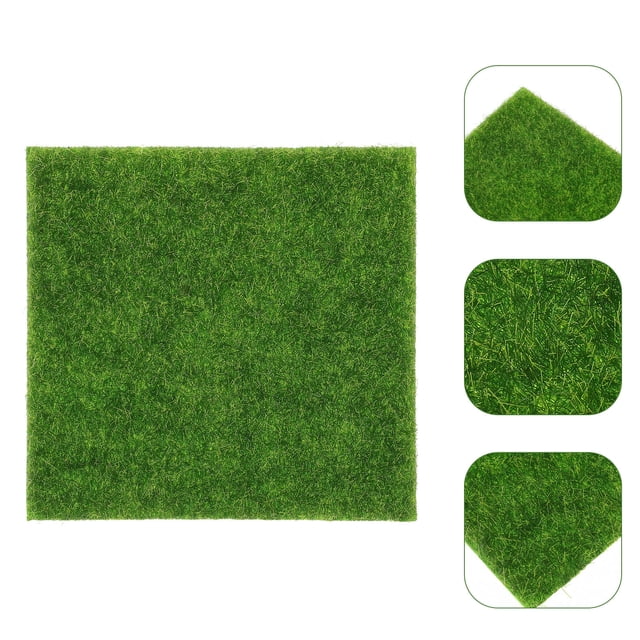 UPOUART model turf Artificial Grass Turf Mat Green 1Pcs for Micro-landscape Creativity Indoor Outdoor Decoration