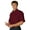 Burgundy, variant on Men's Big And Tall Wrinkle Resistant Poplin Shirt, Style 1245
