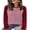 Red and White, variant on WIHOLL Women's Long Sleeve Shirts Fashion Striped Raglan T-Shirt Casual Loose Fit Crewneck Pullover Top 2026 Fall Sweatshirts for Women
