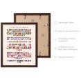 thumbnail image 3 of Poster Master Flags of the World Poster - Educational Print - Learning Materials Art - Flag Art - Gift for Kids, Students & Teacher - Decor for Playroom, Classroom or Library, 11x14 Brown Framed, 3 of 4