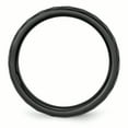 thumbnail image 3 of Ceramic Black 4mm Faceted Polished Band, 3 of 11