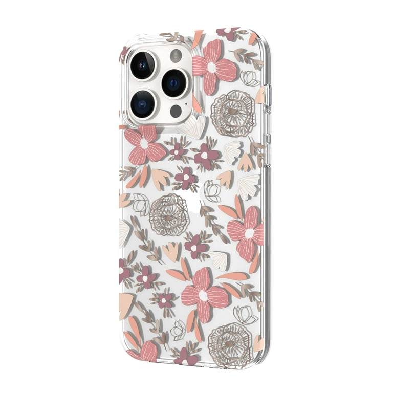 onn. Phone Case for iPhone 14 Pro Max - Tropical Pink Floral