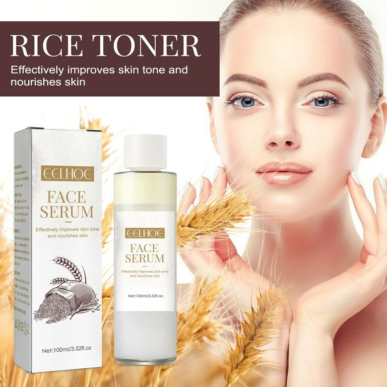 EELHOE Rice Toner Whitens Skin, hydrates, moisturizes, lightens acne marks,  blemishes, tightens pores 