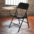 thumbnail image 4 of UrbanPro 31" Metal Tablet Right Arm Folding Chair in Black (Set of 2), 4 of 4