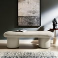 thumbnail image 2 of Modway Orla Performance Velvet Bench in Almond, 2 of 10