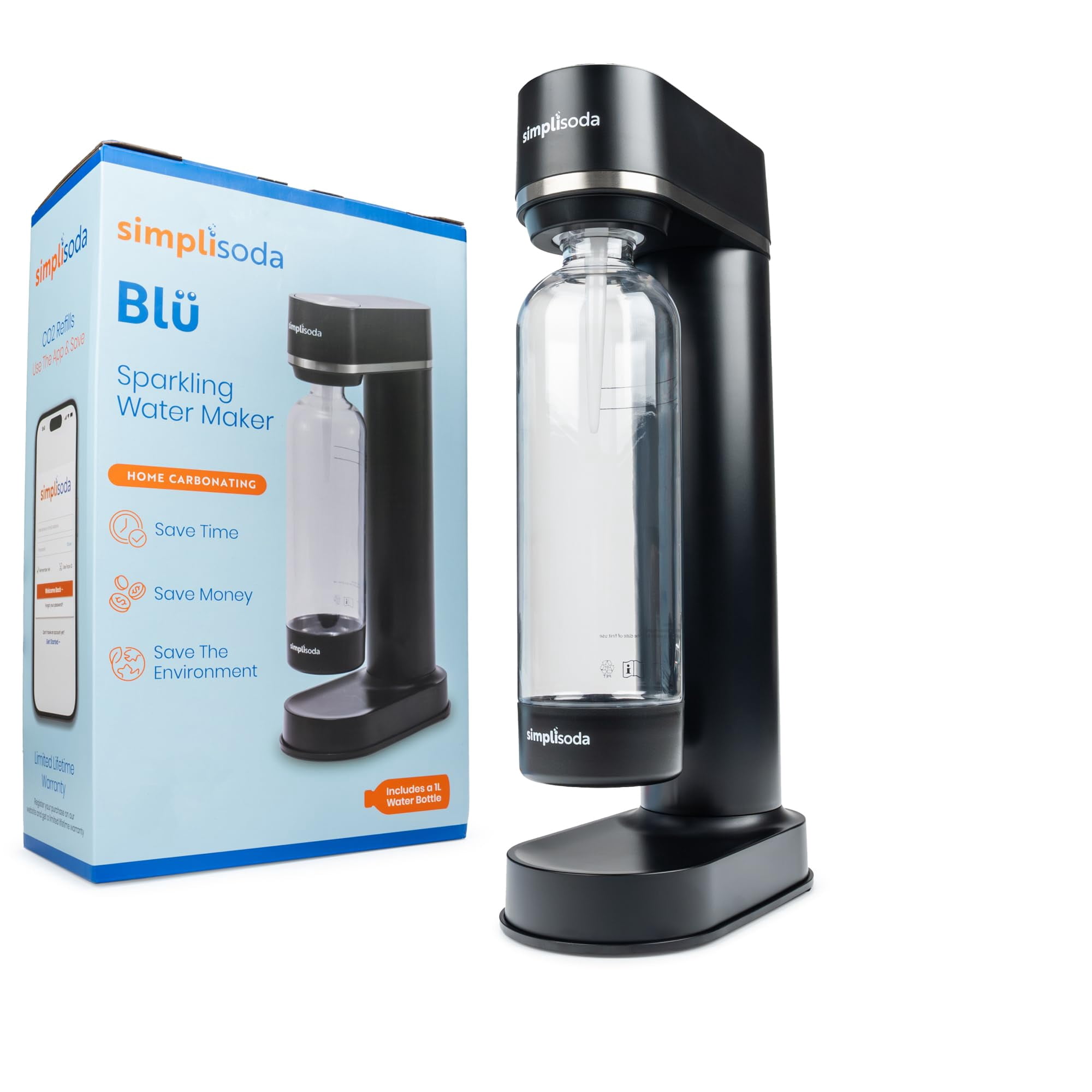 Sodastream® Black Gaia™ Sparkling Water Maker Bundle with Pepsi