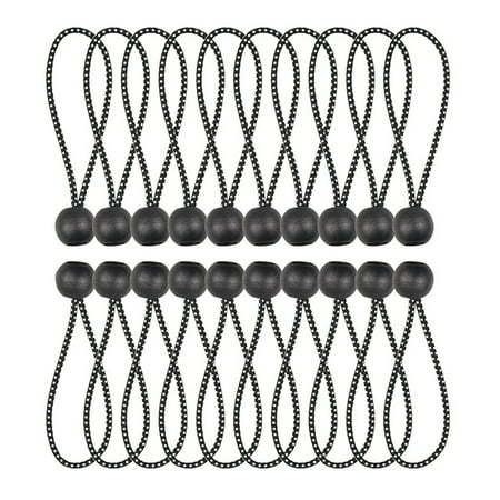

Elastic Tent Bungees Ball Fixing Rope Awning Canopy Bungee Cords (20pcs)