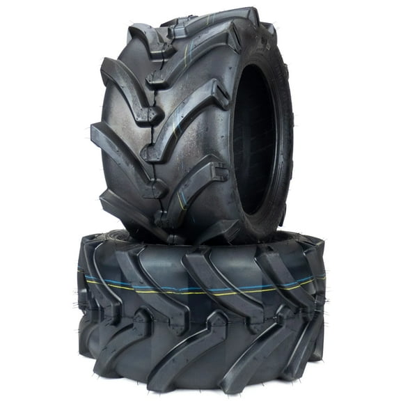 (2) OTR Lawn Trac 18x8.50-10 Bar Lug Tires 4 Ply Rating Heavy Duty