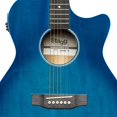 thumbnail image 3 of Stagg Auditorium Acoustic-Electric Guitar - Blue - SA35 ACE-TB, 3 of 7