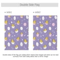 thumbnail image 4 of Yayeee Garden Flag 28"x40" Double Sided Outdoor Yard Lawn Holiday Decorations, Purple Duck Pattern, 4 of 6