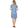 thumbnail image 2 of Larky Lark Womens Key Hole T-Shirt Dress In Free-Spirit Foulard, 2 of 4