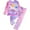 Pink Unicorn, variant on 3-8Y Toddler and Little Girl Pajamas Set Kids Long Sleeve Tee and Pants Mermaid Sleepwear Girls 2-Piece Jammies
