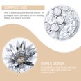 thumbnail image 3 of unbranded De Piña De Cristal Y Metal Para Escritorio Oficina Con Base Estable Color Plata, 3 of 8