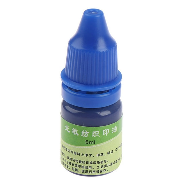 Riforla 5ml Pratical Refill Ink 3 Color Choice for Self Inking Flash Rubber Stamp Gift Office&Craft&Stationery