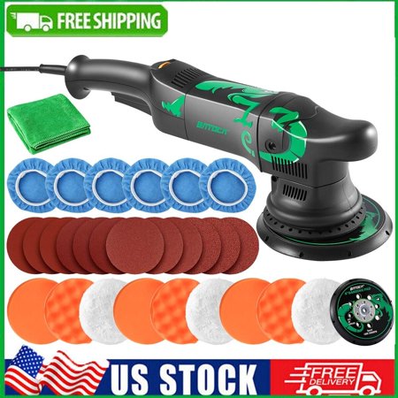 BATOCA Dual Action Orbital Car Polisher Buffer Sander 6" Polishing Pads Machine