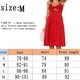 thumbnail image 2 of Vestidos De Mujer Dulce Verano Pajarita Con Cuello En V Correa De Espagueti Una Línea Sin Espalda Vestido Swing - Rojo, M, 2 of 6