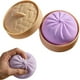 thumbnail image 1 of Pelota antiestrés pequeña de silicona,juguete antiestrés con forma de bollo grande para pellizcar con las manos y juguete antiestrés musical para niños y adultos (morado,4,5 cm,1 pieza) Rkxzt, 1 of 8