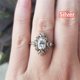 thumbnail image 1 of Hecate Triple Moon Ring Set Amethyst o Red Crystal Wedding Ring Unique Moon Goddess Anillos para mujeres Regalo gótico Tan Jianjun unisex, 1 of 2